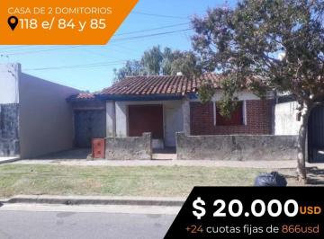 Casa · 135m² · 3 Ambientes · Casa en Venta - 2 Dorm. 1 Baño - 337 m² - Villa Elvira [financiada]