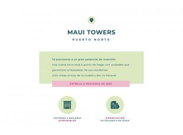 Departamento · 129m² · 3 Ambientes · Venta - 2 Dorm. en Construcción Maui Torre Sur