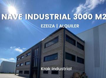 Bodega-Galpón · 3000m² · Nave Industrial en Polo Industrial Ezeiza de 3.000 m² con Of