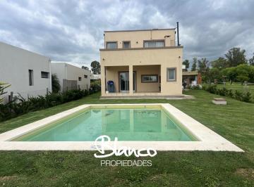 Casa · 139m² · 5 Ambientes · 1 Cochera · Casa en Alquiler en Pilar del Este, Pilar, G. B. a. Zona Norte