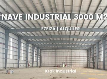 Bodega-Galpón · 3000m² · Nave Industrial en Polo Industrial Ezeiza de 3.000 m²