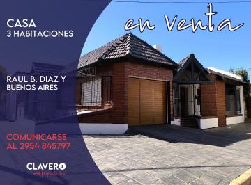 Casa de 3 ambientes, Santa Rosa · Casa 3 Habitaciones – Raúl B Díaz Esquina Buenos Aires, Santa Rosa - La Pampa