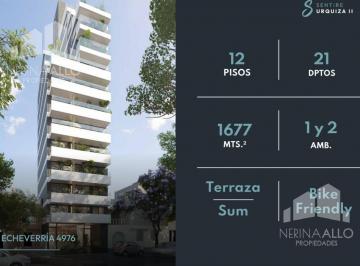 Departamento · 52m² · 2 Ambientes · Departamento a Estrenar 2 Ambientes Villa Urquiza en Pre Pozo