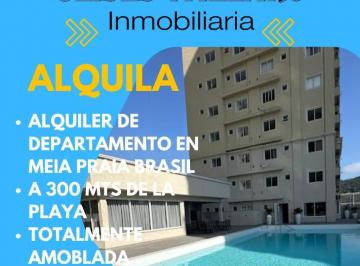 Departamento de 3 ambientes, Posadas · Alquilo Departamento en Meia Praia Brasil