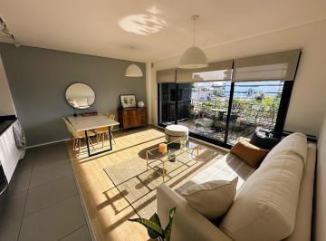 Departamento · 45m² · 2 Ambientes · 1 Cochera · Excelente Departamento de 2 Ambientes Amoblado con Cochera! Todo Luz y Sol