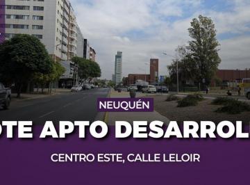 Terreno · 820m² · En Venta I Lote Apto Desarrollo Calle Leloir I Nqn