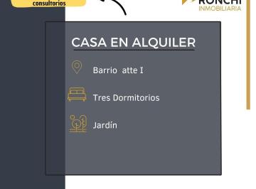 Casa de 5 ambientes, Río Cuarto · Casa en Alquiler