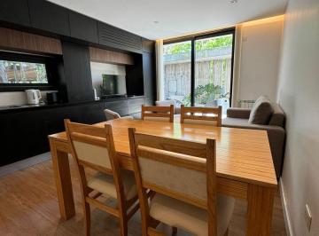 Departamento · 50m² · 2 Ambientes · 1 Cochera · Alquiler Moderno Departamento de un Dormitorio con Cochera Descubierta en City Bell