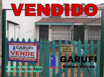 Casa de 2 ambientes, Mar del Tuyú · Vendido - Duplex Al Frente en Mar del Tuyu - 2 Cuadras del Mar