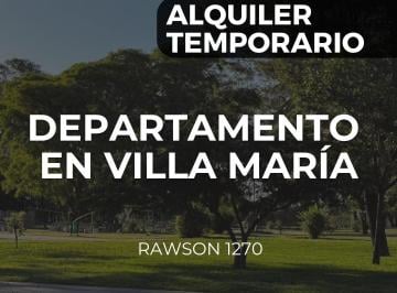 Departamento de 3 ambientes, Villa María · Alquiler Temporario