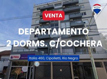 Departamento · 46m² · 3 Ambientes · 1 Cochera · Venta Dpto 2 Dorms. C/cochera Nogales V Cipolletti