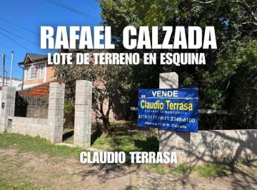 Terreno · 300m² · Lote de Terreno en Esquina en R. Calzada