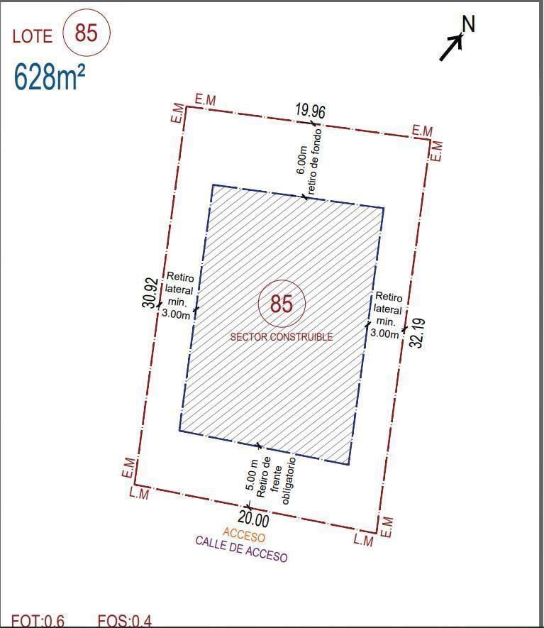 Terreno de 628mts2 en venta - Developer Aqua