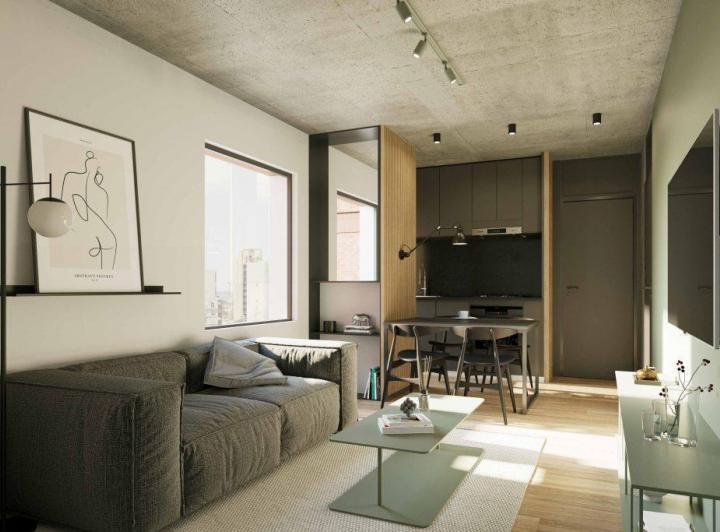 Departamento · 38m² · 1 Ambiente