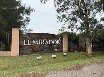 Terreno · 1482m² · Terreno en El Mirador Club de Campo