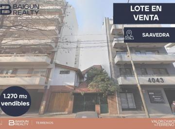 Terreno · 375m² · Terreno en Venta en Saavedra 1200 m² Vendibles