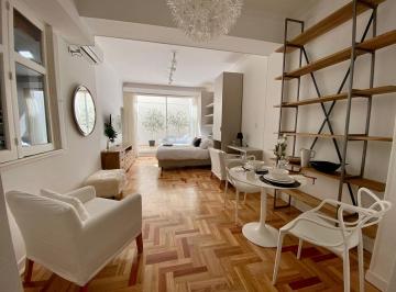 Departamento de 1 ambiente, Recoleta · Alquiler Amoblado - Recoleta - 1 Amb con Patio - Peña y Uriburu - Libre Noviembre