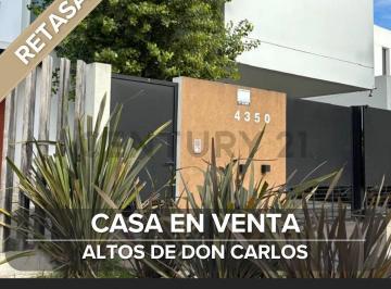 Casa · 240m² · 6 Ambientes · 2 Cocheras · Casa en Venta en Altos de Don Carlos