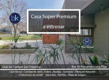 Foto · Impactante Casa de Diseño a Estrenar - Club de Campo San Francisco, Pilar - Apta Crédito Hipotecari