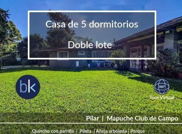 Foto · Esplendida Casa de 5 Dorm. con Lote de 1278 Mt en Mapuche Country Club - Apto Crédito