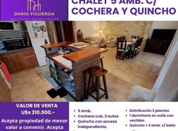 Casa de 5 ambientes, La Matanza · Casa Tipo Chalet 5 Amb con Cochera, Patio Quincho y Terraza