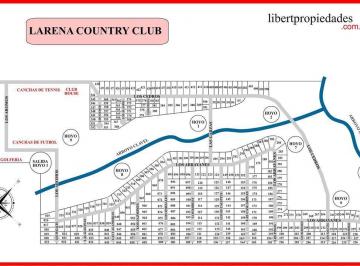 Terreno · 360m² · Espectacular Lote Interno en Larena Country Club, Pilar.