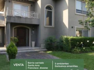 Casa · 234m² · 5 Ambientes · 3 Cocheras · Casa en Venta 5 Ambientes Francisco Alvarez, Moreno