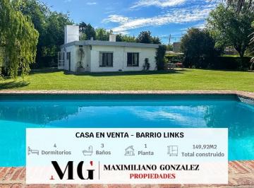 Casa · 149m² · 5 Ambientes · Casa en Venta, 5 Ambientes - Barrio Links, La Unión.