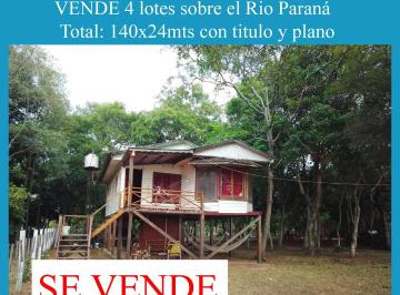 Casa de 4 ambientes, Ituzaingó · Se Vende 4 Lotes Ituzaingó Corrientes