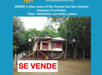Casa de 4 ambientes, Ituzaingó · Se Vende 4 Lotes Ituzaingó Corrientes