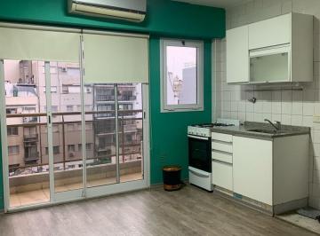 Departamento · 35m² · 1 Ambiente · Alquiler Monoambiente Divisible en Piso Alto Al Contrafrente