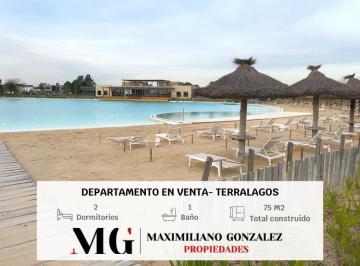 Departamento · 76m² · 3 Ambientes · 1 Cochera · Departamento Venta Terralagos Canning