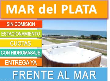 Departamento de 2 ambientes, Mar del Plata · Frente Al Mar, Posesión Ya, Dueño, Hidromasaje, Parrilla, Coch, S/expensas