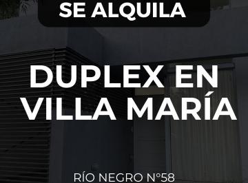 Departamento de 4 ambientes, Villa María · Se Alquila Duplex en Villa Maria