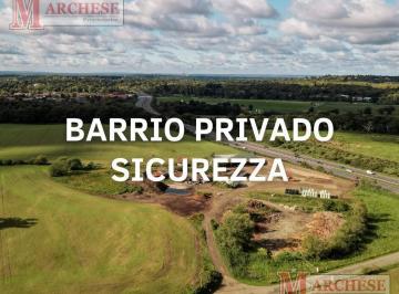 Terreno · 300m² · Terrenos en Venta en Barrio Privado Sicurezza en Ituzaingó Norte