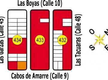 Terreno , Uruguay · 59 Lotes: Las Boyas, Las Tacuaras y Las Garzas - La Esmeralda - B549
