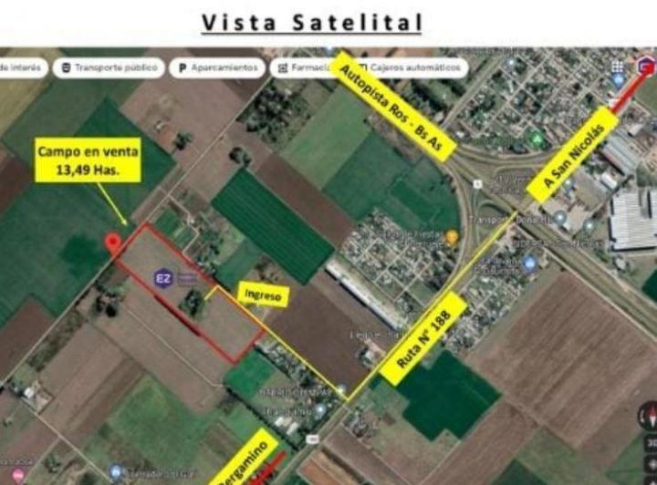 Terreno · 134992m² · 5 Ambientes · 2 Cocheras