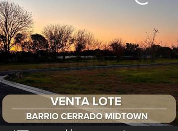 Terreno · 637m² · Lote Venta en Barrio Privado Midtown City Bell