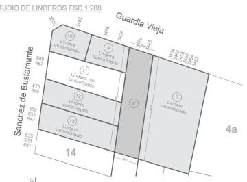Terreno , Almagro · Lote 8,66 X 34,50 m - Usam - Apto Para Construir 900 m² Aprox. Comercializables