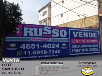 RUS-RUS-10313_2 · Lote de 270 m² en San Justo, La Matanza - Excelente Ubicación