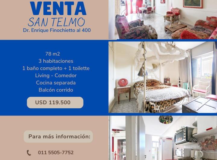 Departamento · 75m² · 4 Ambientes