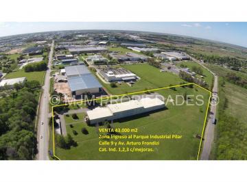 vista aerea · Venta Predio Industrial, 43000 m² C/nave de 3500 m²