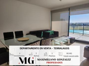 Departamento · 90m² · 5 Ambientes · Depto en Venta y Alquiler, 5 Ambientes. Terralagos, Canning