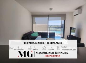 Departamento · 90m² · 4 Ambientes · Depto en Venta y Alquiler, 5 Ambientes. Terralagos, Canning
