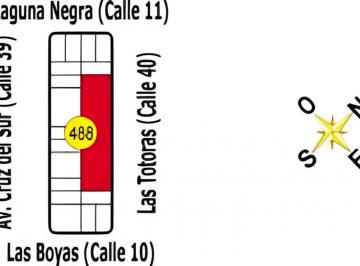 Terreno , Uruguay · 9 Lotes: Laguna Negra, Las Totoras y Av Cruz del Sur - La Esmeralda - B552