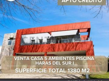 Casa · 200m² · 5 Ambientes · Venta Casa 5 Ambientes Piscina Haras del Sur I