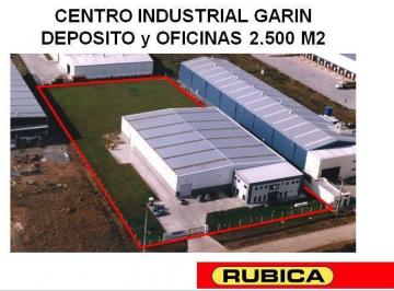 Depósito · 2500m² · Centro Industrial Garin - Excelente Planta en Venta C/renta