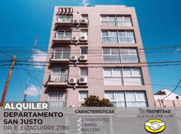 RUS-RUS-10319_2 · Departamento Semipiso 2 Ambientes en Alquiler - San Justo