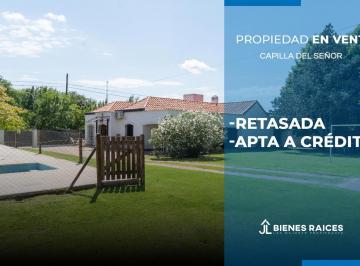 Casa · 360m² · 4 Ambientes · Casa en Venta en Capilla del Señor con Parque de 1700 m² en El Casco Urbano.