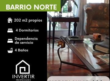 Departamento · 202m² · 5 Ambientes · 1 Cochera · Espectacular Departamento en Barrio Norte